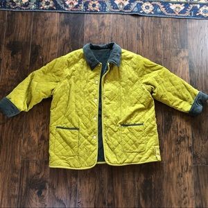 Vintage denim & co peat green corduroy oversized jacket